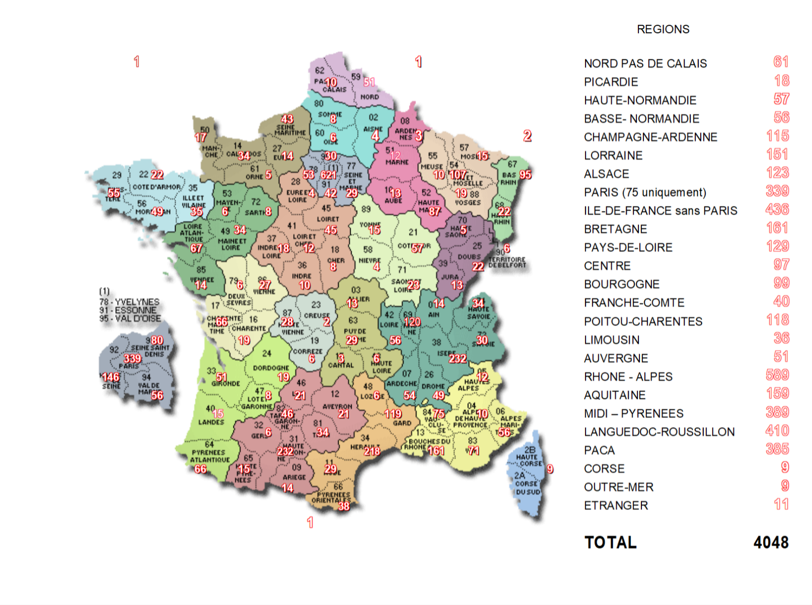 Carte de France